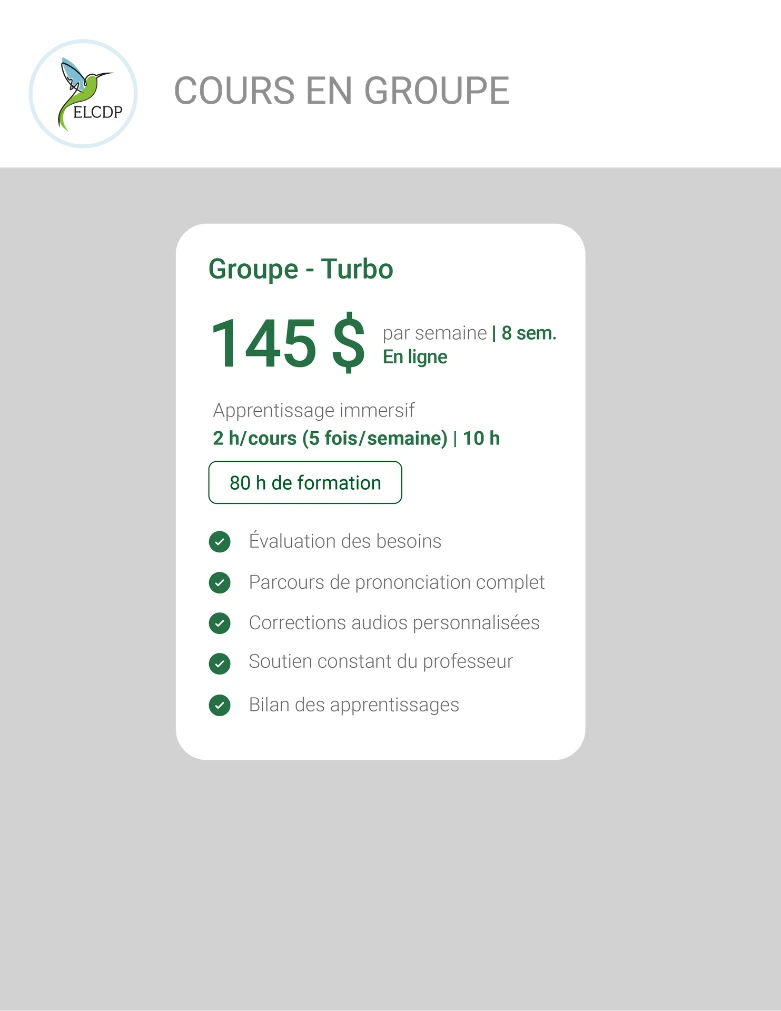 [ELCDP-PORT-INT5-E26] Cours de portugais intensif pour débutants : préparation au voyage  (5 fois par semaine)